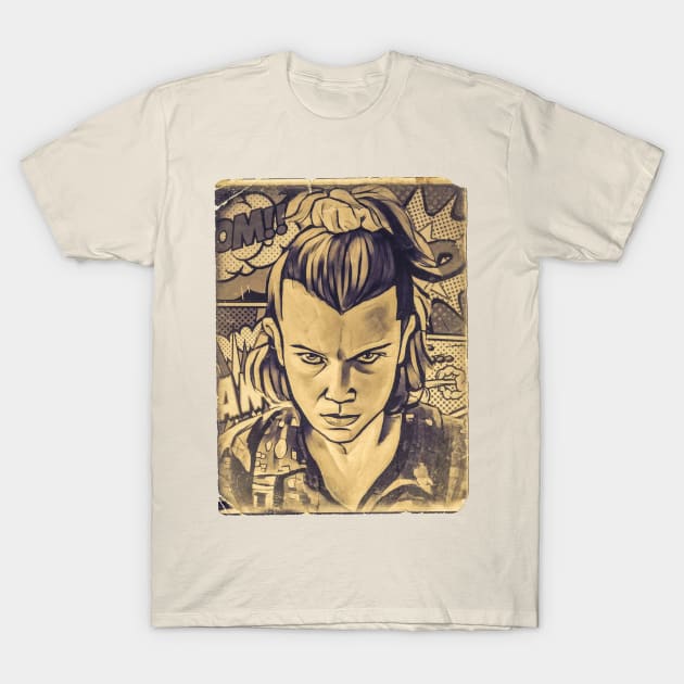 Eleven Stranger Things Retro Comic T-Shirt by Comic Guy